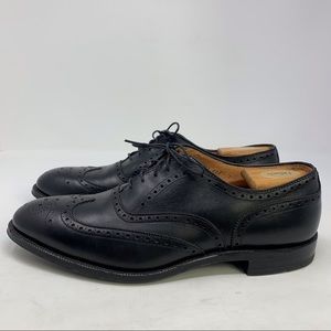 Alden Men’s Black Leather Wingtip Oxford Shoes 12D